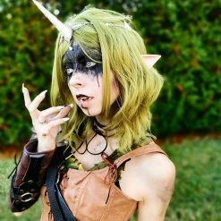 Unzzy Green Short Roll Wig KF9226 HOT SALE