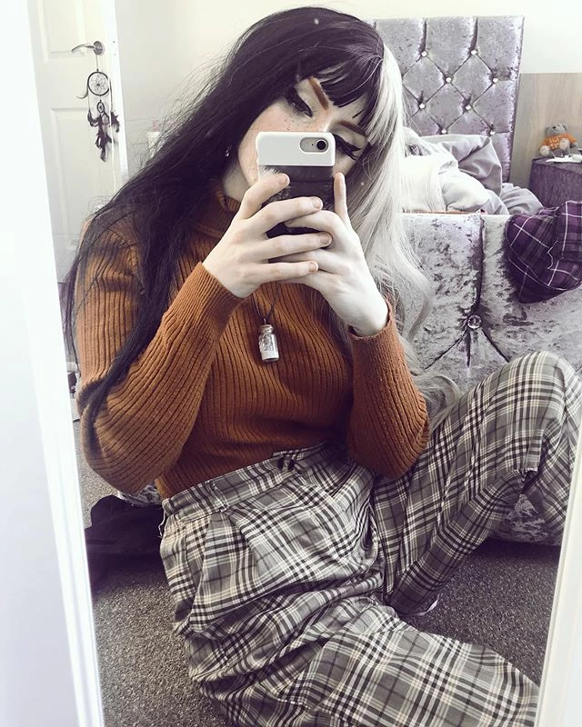 Unzzy HOT SALE Ulzzang Plaid Pants KF9115 4 Unzzy HOT SALE Ulzzang Plaid Pants KF9115