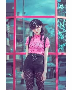 Unzzy HOT SALE Love Heart T-shirt KF90485