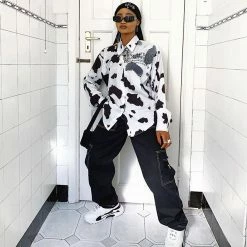 Unzzy Matching Milk Shirt KF80027 HOT SALE 25 Unzzy Matching Milk Shirt KF80027 HOT SALE