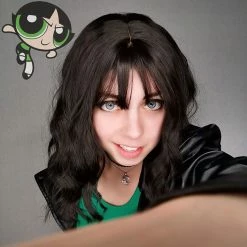 Unzzy Black Short Curly Hair KF9240