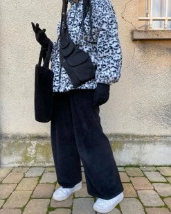 Unzzy Leopard Spotted Cotton Coat KF9534