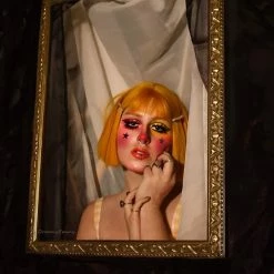 Unzzy Yellow Harajuku Wig KF8403 HOT SALE