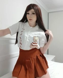 Unzzy Cartoon Bear Shirt KF9326