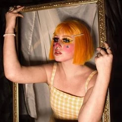 Unzzy Yellow Harajuku Wig KF8403 HOT SALE