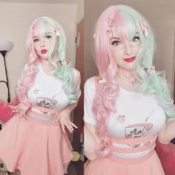 Unzzy CARROUSEL COLORBLOCK WIG KF21991