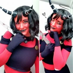 Unzzy Black Short Curly Hair KF9240