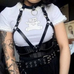 Unzzy Bear Lace T-shirt KF9298 HOT SALE