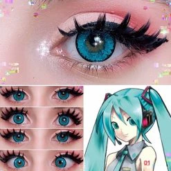 Unzzy LIGHT BLUE CONTACT LENS (TWO PIECE) KF21311 All Contact Lenses