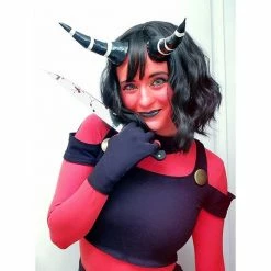 Unzzy Black Short Curly Hair KF9240