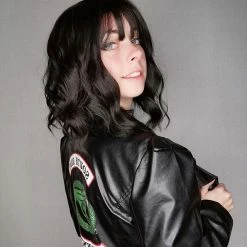 Unzzy Black Short Curly Hair KF9240