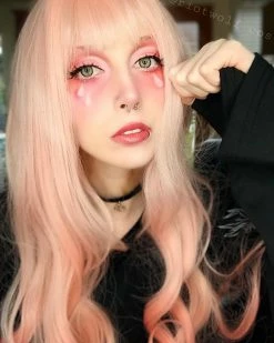 Unzzy HIGHLIGHTS GRADIENT LONG WIG KF42440