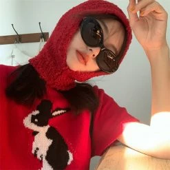 Unzzy Vintage Knit Short Sleeves KF82638