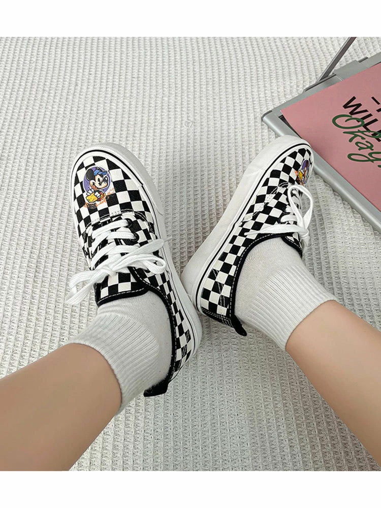 Unzzy ULZZANG Hand-painted Canvas Shoes KF82633 5 Unzzy ULZZANG Hand-painted Canvas Shoes KF82633