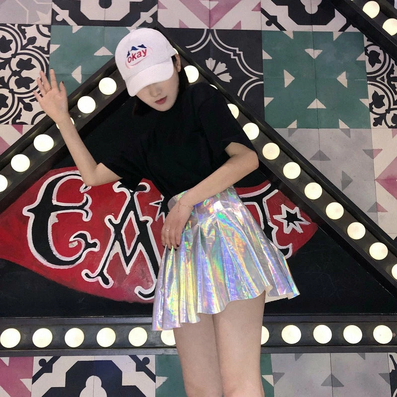 Unzzy Laser Skirt KF24058 6 Unzzy Laser Skirt KF24058