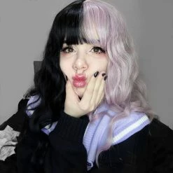 Unzzy Fashion Lolita With Long Curly Hair KF81049