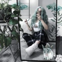 Unzzy Harajuku Retro Plaid Pants KF81047