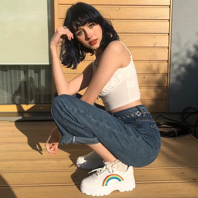 Unzzy Rainbow Sneakers KF81108 6 Unzzy Rainbow Sneakers KF81108