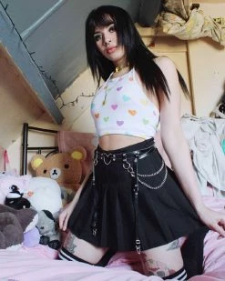 Unzzy High Waist Pleated Skirt KF30212 HOT SALE