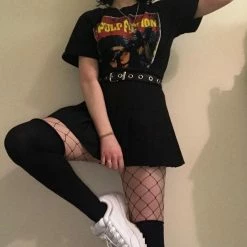 Unzzy High Waist Pleated Skirt KF30212 HOT SALE