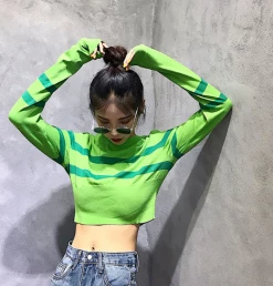 Unzzy Knit Long Sleeve Sweater KF2354 HOT SALE