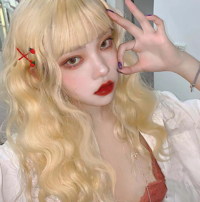 Unzzy Blonde Wig KF81123 HOT SALE 4 Unzzy Blonde Wig KF81123 HOT SALE