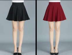 Unzzy High Waist Pleated Skirt KF24103 HOT SALE