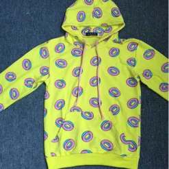 Unzzy HOT SALE Lovely Doughnuts Hooded Fleece KF20033