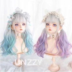 Unzzy HOT SALE Gradient Long Curly Wig KF81671