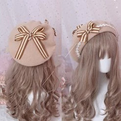 Unzzy Daisy Bow Beret KF9275 HOT SALE