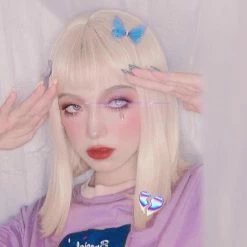 Unzzy Golden Short Straight Wig KF81918 HOT SALE