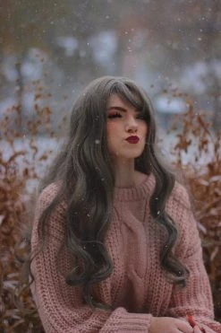 Unzzy HOT SALE Long Roll Big Wave Wig KF80049