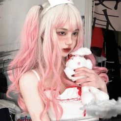 Unzzy Pink Gradient Wig KF81988 HOT SALE 7 Unzzy Pink Gradient Wig KF81988 HOT SALE