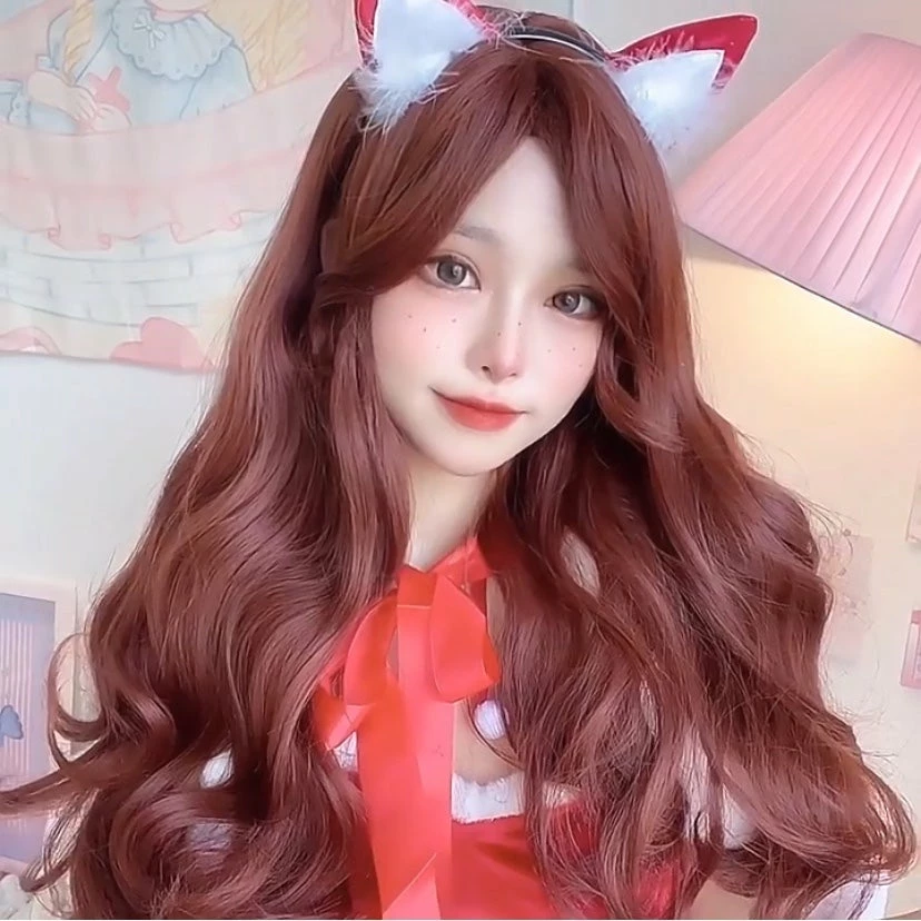 Unzzy Lolita Bangs Long Curly Hair Wig KF82569 HOT SALE 1 Unzzy Lolita Bangs Long Curly Hair Wig KF82569 HOT SALE