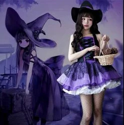 Unzzy HOT SALE Halloween Cos Vampire Costume (3 Pieces)KF82305 14 Unzzy HOT SALE Halloween Cos Vampire Costume (3 Pieces)KF82305