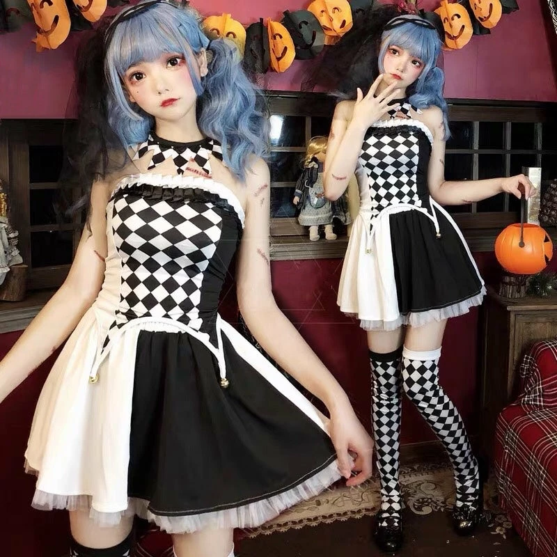Unzzy HOT SALE Halloween Strapless Dresses (4 Piece Set) KF82307 2 Unzzy HOT SALE Halloween Strapless Dresses (4 Piece Set) KF82307