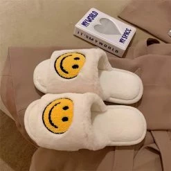 Unzzy Smiley Plush Slippers KF82311 HOT SALE
