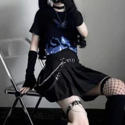 Unzzy Black Butterfly T-shirt KF81382 HOT SALE