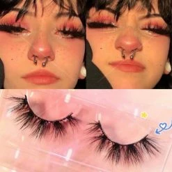 Unzzy EGIRL BARBIE FALSE EYELASHES MK0007 Beauty