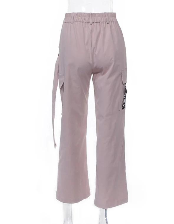 Unzzy Pink Cargo Pants KF9266 5 Unzzy Pink Cargo Pants KF9266