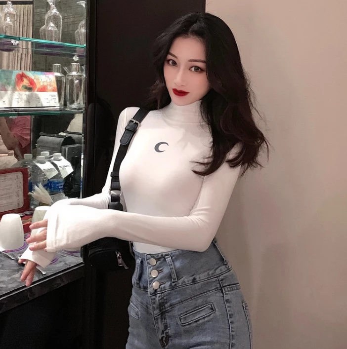 Unzzy Moon Long T Shirt KF7601 3 Unzzy Moon Long T Shirt KF7601