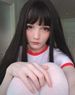 Unzzy HOT SALE Black Long Straight Wig KF90496