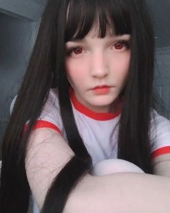 Unzzy HOT SALE Black Long Straight Wig KF90496