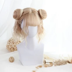 Unzzy Blond Short Wig KF6201 ( Wigs And Buns Sets ) HOT SALE