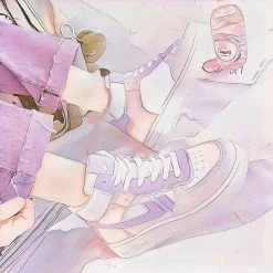 Unzzy HOT SALE ULZZANG High-top Sneakers KF82267