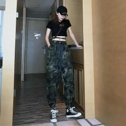 Unzzy Ulzzang Camouflage Pants KF90670