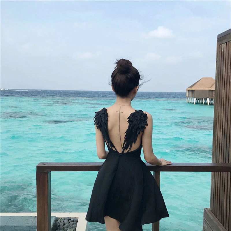 Unzzy Pastel Wings Dress KF908019 5 Unzzy Pastel Wings Dress KF908019