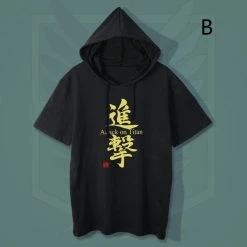 Unzzy Anime Hooded T-Shirt KF9199