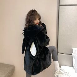 Unzzy Rabbit Ear Coat KF81764 HOT SALE