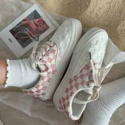 Unzzy Plaid Canvas Shoes KF81679